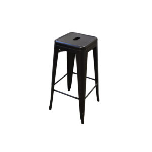 ST08-03 Barhocker Steel, schwarz, HxBxT: 76x42x42cm