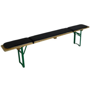 ST20-32 Bankauflage schwarz, 220x25cm