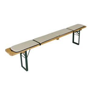 ST20-31 Bankauflage cremeweiß, gepolstert