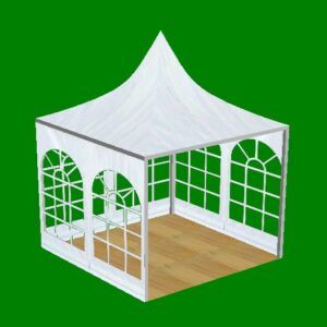 PZ12-03-1 Pagode weiß, 3x3m