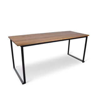 TI10-32-3 Sitztisch Square XL, schwarz, Tischplatte: Vollholz, nur indoor, HxBxT: 74x180x70cm