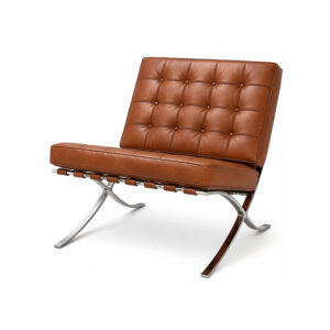 ST05-70 Loungesessel Bauhaus, braun, HxBxT: 77x77x78cm